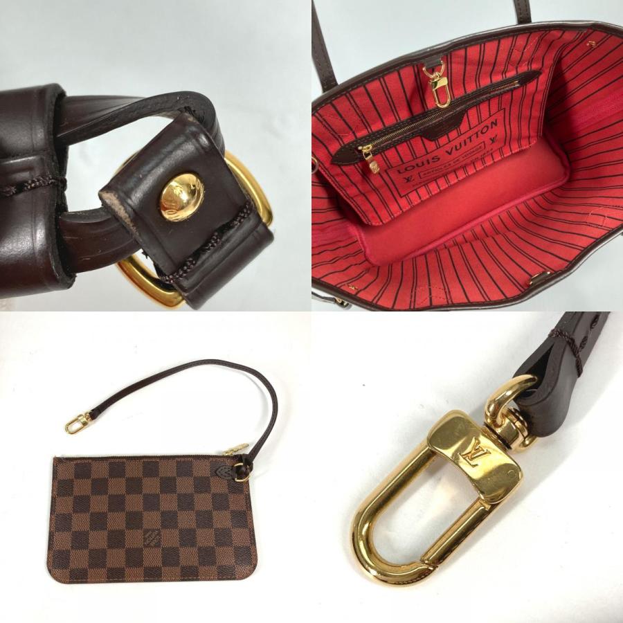 LOUIS VUITTON ルイヴィトン N41359 ネヴァーフル PM ポーチ付き ショルダーバッグ カバン 肩掛け ダミエ トートバッグ エベヌ【中古】 | LOUIS VUITTON | 09