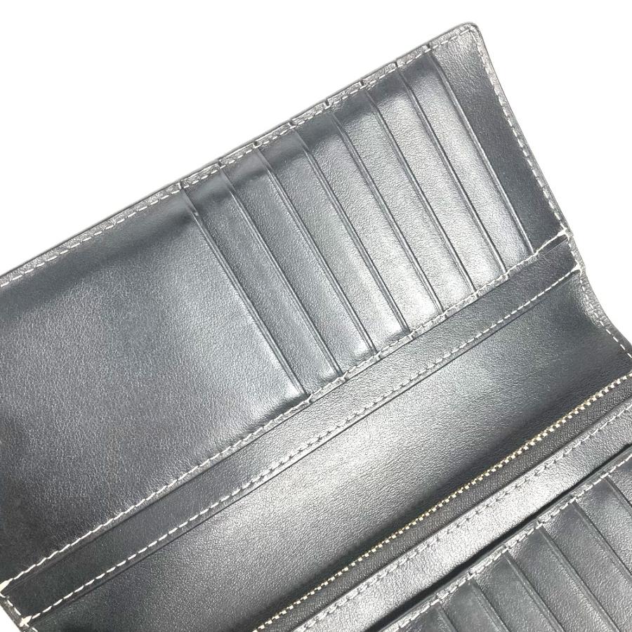 BURBERRY バーバリー 8052803 ジャイアント チェック 二つ折り ロングウォレット 長財布 ダークバーチブラウン ブラウン メンズ【中古】 | BURBERRY | 07