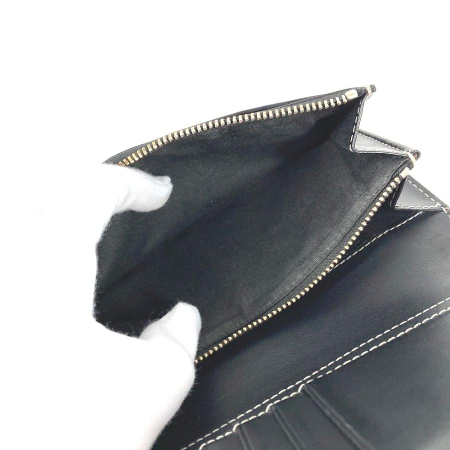 BURBERRY バーバリー 8052803 ジャイアント チェック 二つ折り ロングウォレット 長財布 ダークバーチブラウン ブラウン メンズ【中古】 | BURBERRY | 08