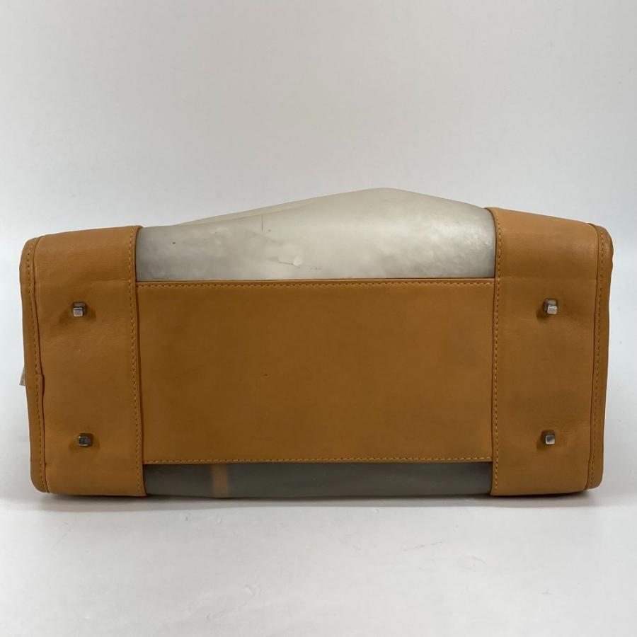 LOEWE ロエベ アマソナ トートバッグ カバン ポーチ付き アナグラム 2000個 限定モデル ハンドバッグ クリア×ブラウン レディース【中古】 | LOEWE | 03