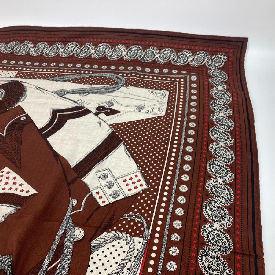 HERMES 未使用 エルメス カシシル 140 大判 Zouaves et Dragons ズアヴ