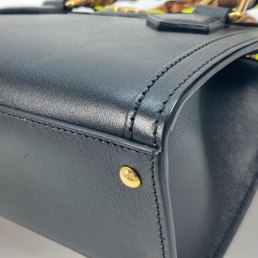 未使用 GUCCI グッチ 655661 ダイアナ ミニ バンブー 2WAYハンドバッグ ショルダーバッグ 斜め掛け  トートバッグ ブラック 【中古】 | GUCCI | 07