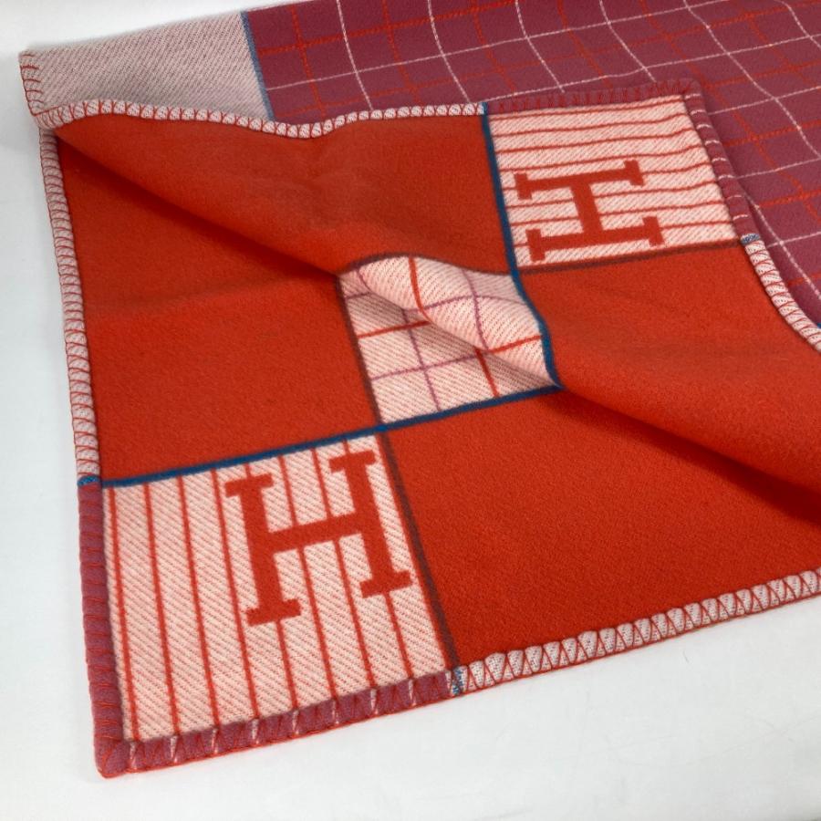 美品 HERMES エルメス アヴァロン 毛布 インテリア ブランケット ピンク キッズ【中古】 | HERMES | 03