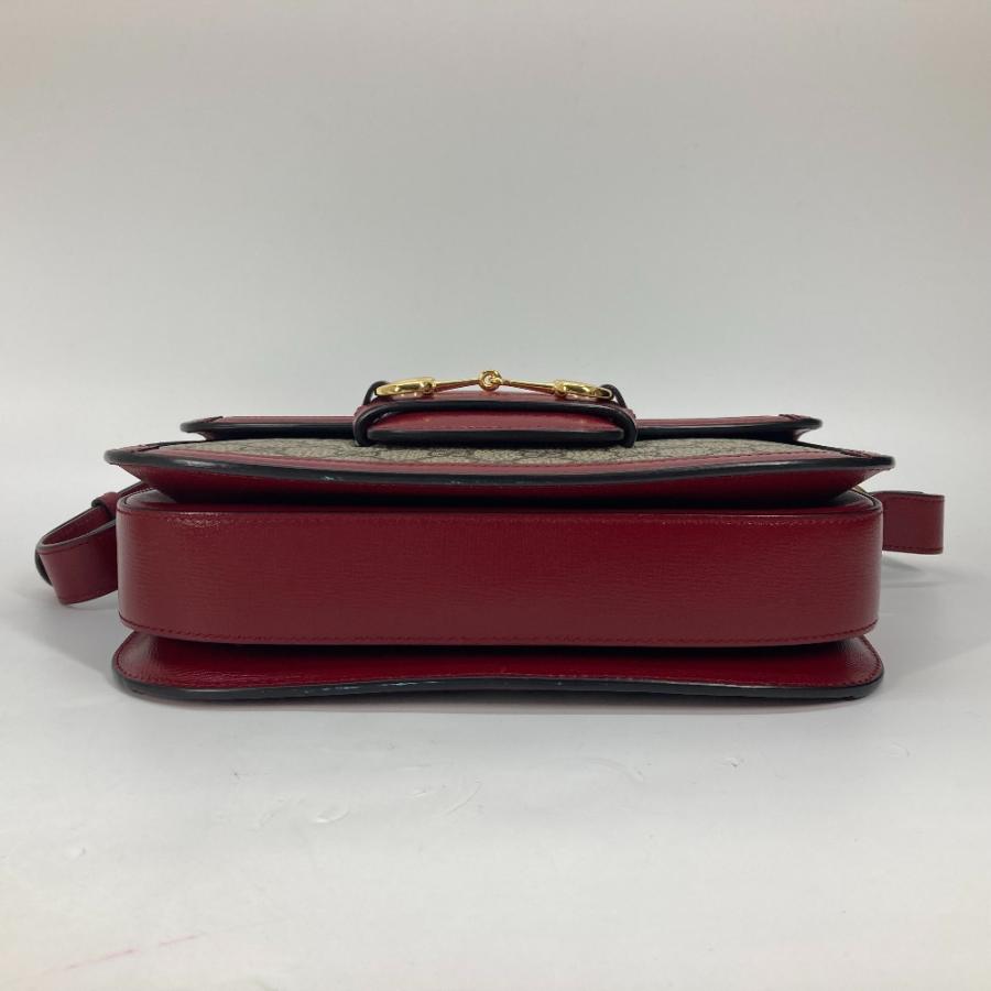 新品同様 GUCCI グッチ 602204 ホースビット 1955 カバン 肩掛け GGスプリーム ショルダーバッグ ベージュ レディース【中古】 | GUCCI | 04