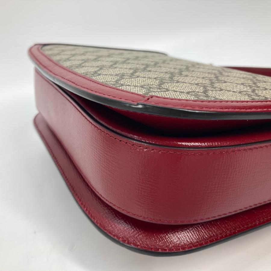 新品同様 GUCCI グッチ 602204 ホースビット 1955 カバン 肩掛け GGスプリーム ショルダーバッグ ベージュ レディース【中古】 | GUCCI | 07