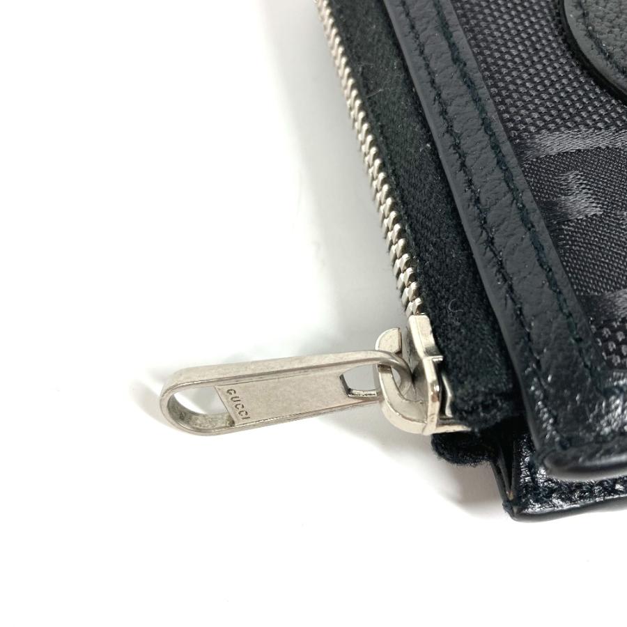 美品 GUCCI グッチ 657587 オフザグリッド OFF THE GRID L字ファスナー 財布 小銭入れ コインケース ブラック メンズ【中古】 | GUCCI | 04