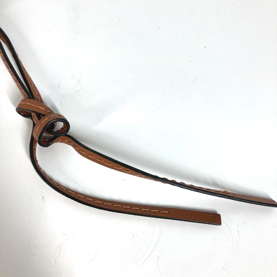LOEWE ロエベ アナグラム バッグチャーム キーホルダー オレンジ