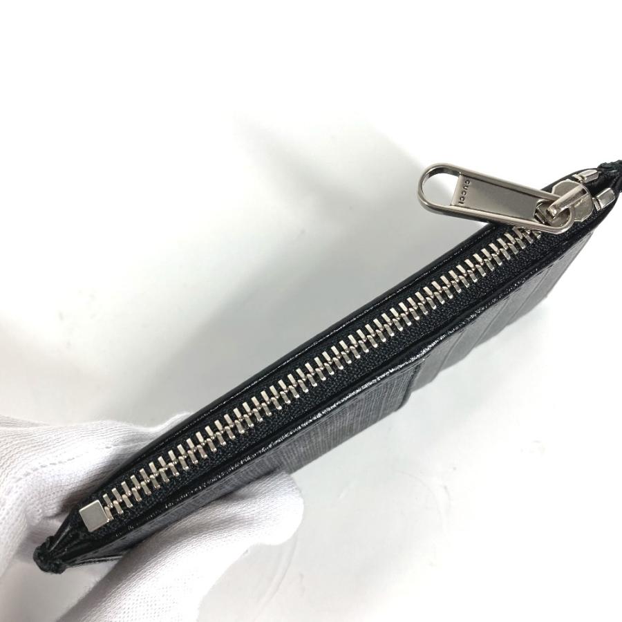 美品 GUCCI グッチ 697717 インターロッキングG カードケース フラグメントケース 財布 GGスプリーム コインケース ブラック【中古】 | GUCCI | 07