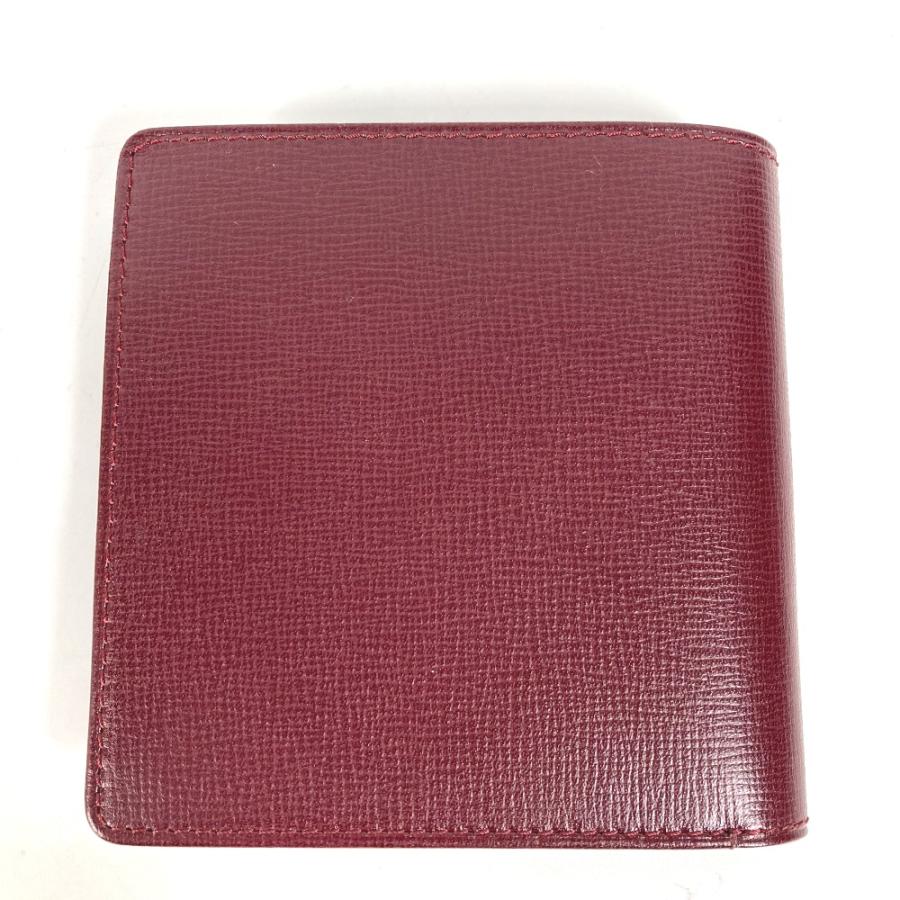 美品 CARTIER カルティエ マストライン コンパクトウォレット 2つ折り財布 ワインレッド レディース【中古】 | Cartier | 04