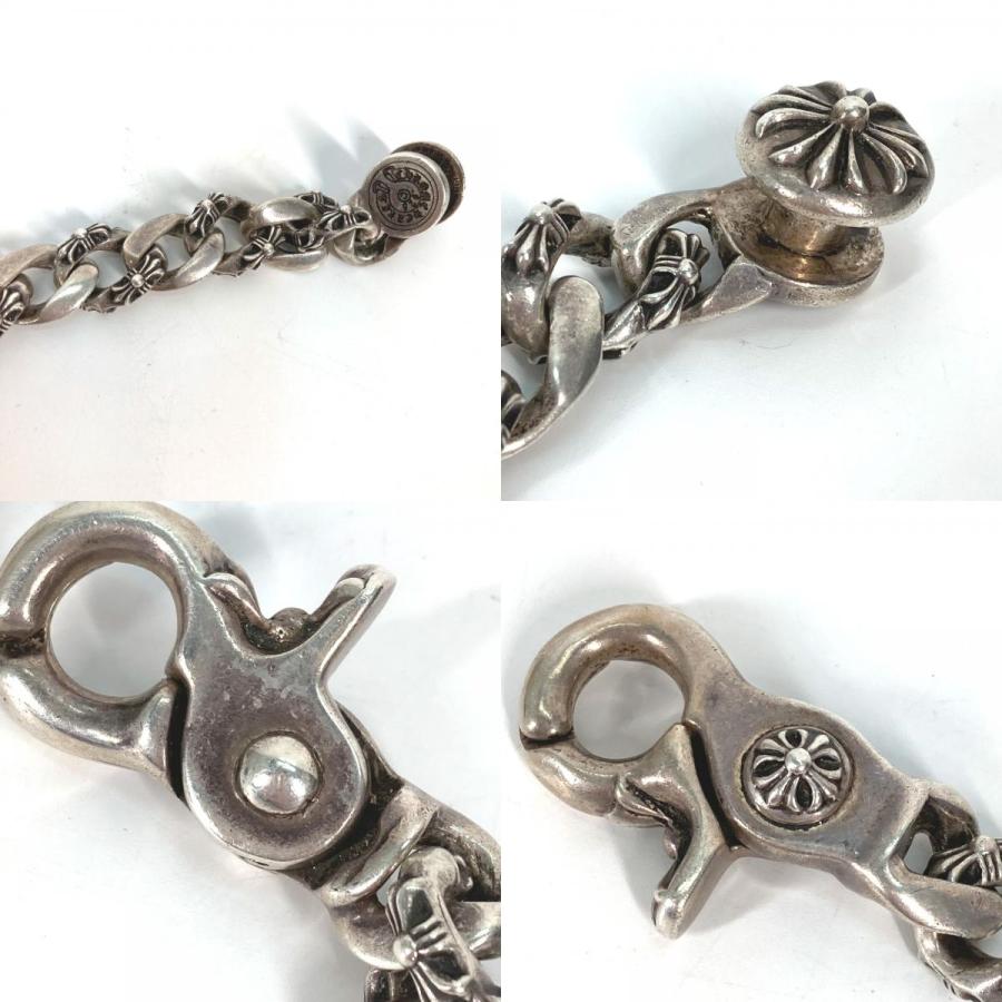 クロムハーツ　シルバー925 ブレスレット チェーン バングル s925 CHROME HEARTS クロムハーツ ファンシー チェーン リンク バングル