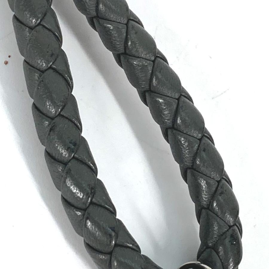 BOTTEGA VENETA ボッテガヴェネタ イントレチャート バッグチャーム キーリング キーホルダー グレー ユニセックス【中古】 |  | 03