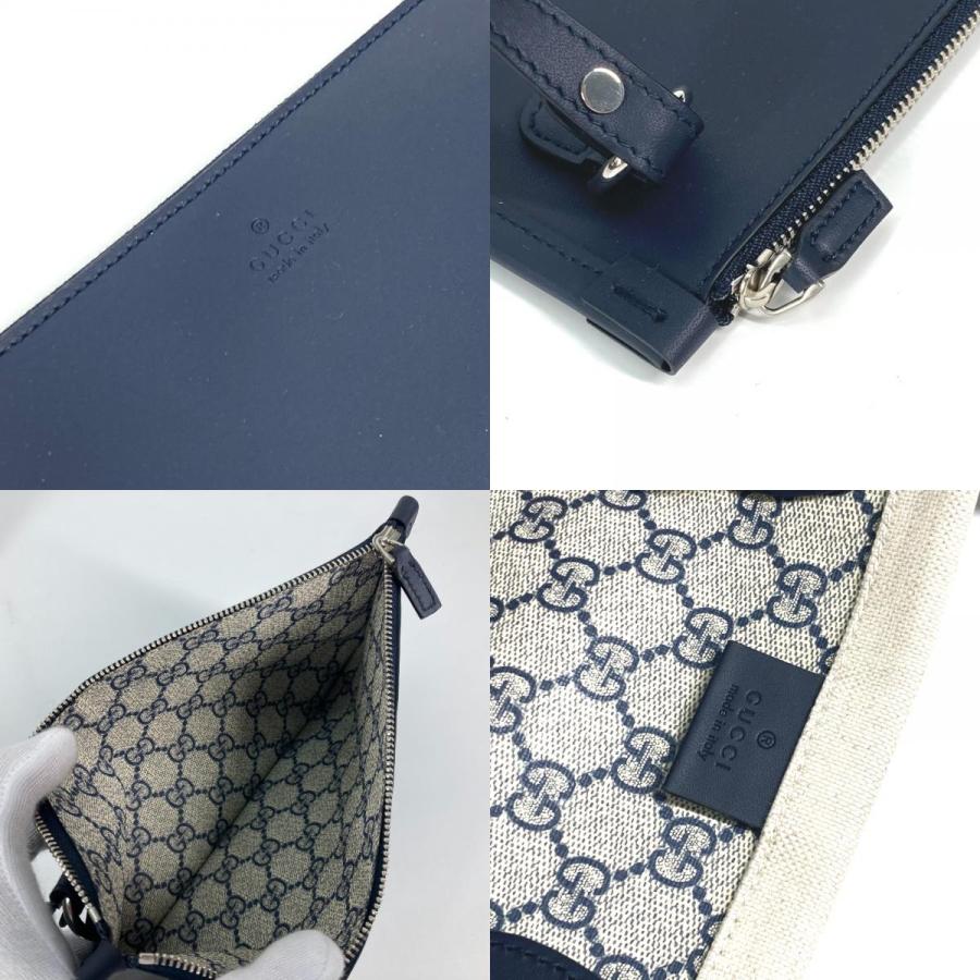 新品同様 GUCCI グッチ 772176 ロゴ プリント ショルダーバッグ 肩掛け 日本限定 JAPAN トートバッグ ベージュ系×ブラック 【中古】 | GUCCI | 08