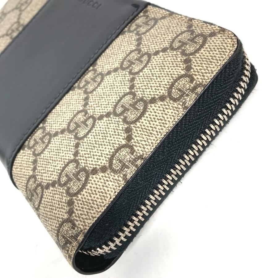 GUCCI グッチ 451249 ロングウォレット ラウンドファスナー GGスプリーム 長財布 ベージュ レディース【中古】 | GUCCI | 02