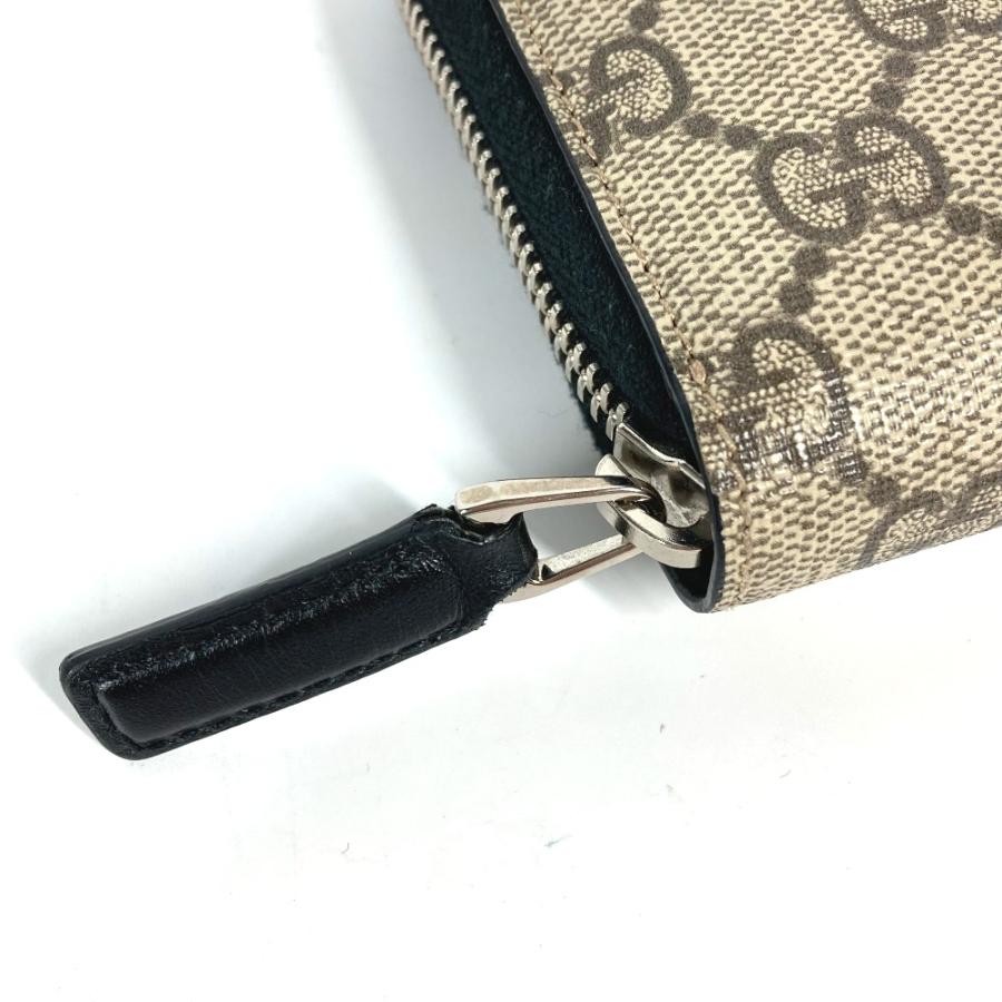 GUCCI グッチ 451249 ロングウォレット ラウンドファスナー GGスプリーム 長財布 ベージュ レディース【中古】 | GUCCI | 04