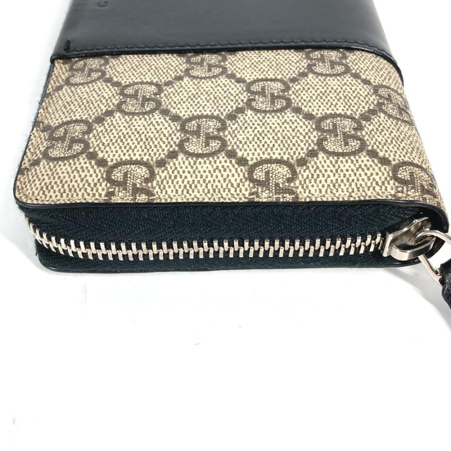 GUCCI グッチ 451249 ロングウォレット ラウンドファスナー GGスプリーム 長財布 ベージュ レディース【中古】 | GUCCI | 05