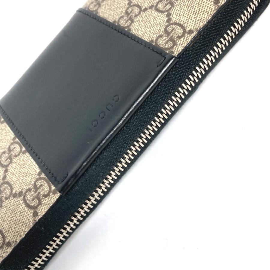 GUCCI グッチ 451249 ロングウォレット ラウンドファスナー GGスプリーム 長財布 ベージュ レディース【中古】 | GUCCI | 06