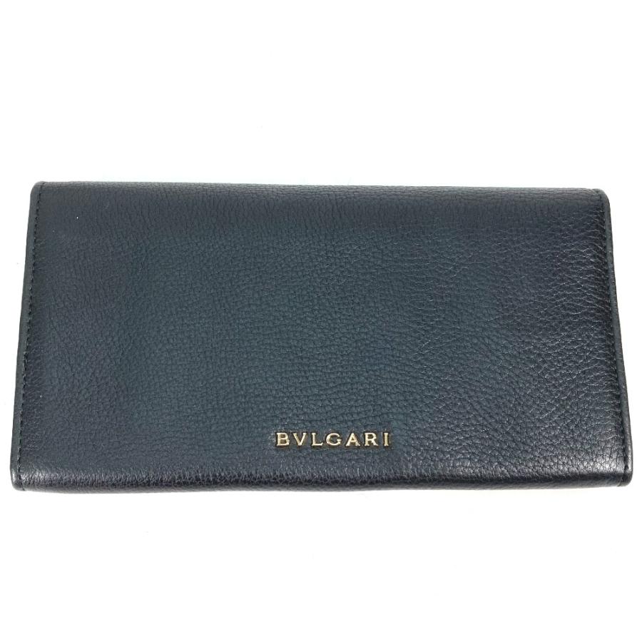 BVLGARI ブルガリ 35963 MONETE モネーテ フラップ ロングウォレット 長財布 ブラック レディース【中古】 | BVLGARI | 06