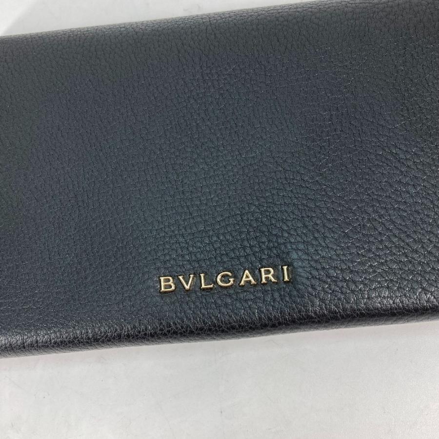 BVLGARI ブルガリ 35963 MONETE モネーテ フラップ ロングウォレット 長財布 ブラック レディース【中古】 | BVLGARI | 07