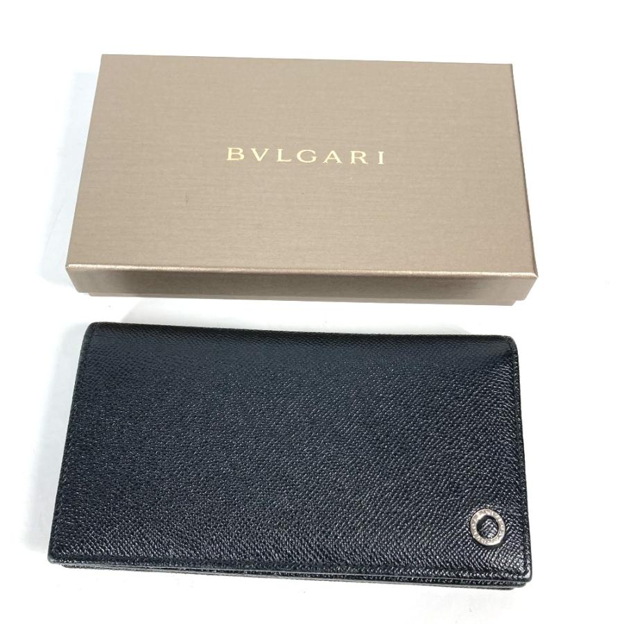 BVLGARI ブルガリ ブリガリマン 2つ折り ロングウォレット 長財布 ブラック レディース【中古】 | BVLGARI | 02