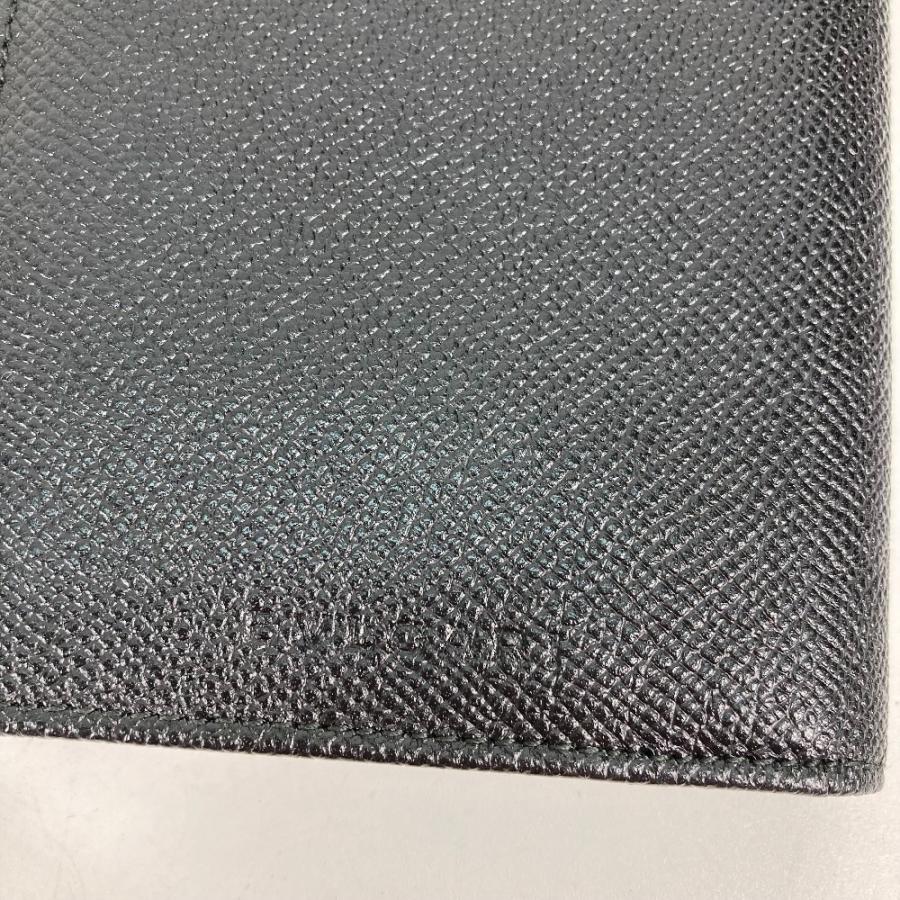 BVLGARI ブルガリ ロゴ 2つ折り ロングウォレット 長財布 ブラック メンズ【中古】 | BVLGARI | 02