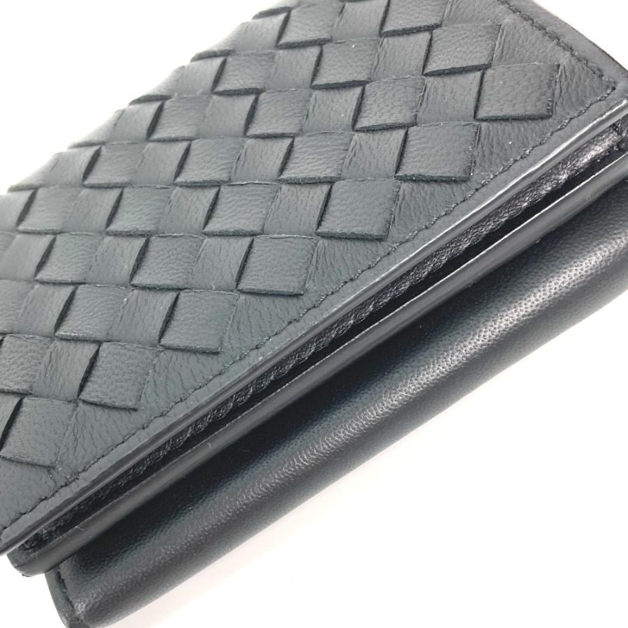 美品 BOTTEGA VENETA ボッテガヴェネタ 515385 イントレチャート コンパクトウォレット 3つ折り財布 ブラック メンズ【中古】 |  | 03