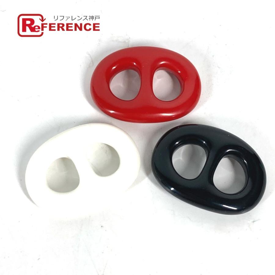 美品 HERMES エルメス トリボー 3点セット アクセサリー シェーヌダンクル スカーフリング レッド レディース【中古】 | HERMES