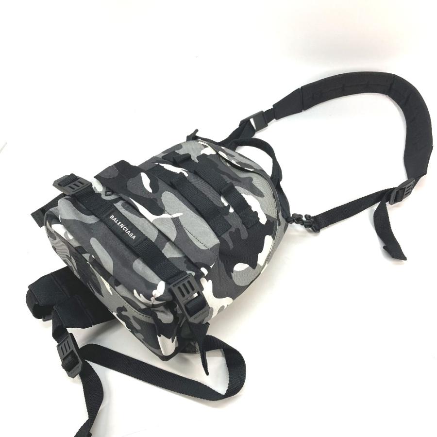 BALENCIAGA バレンシアガ 6440312 アーミー バックパック ショルダーバッグ カモフラ 迷彩 リュックサック グレー メンズ【中古】 | BALENCIAGA | 02