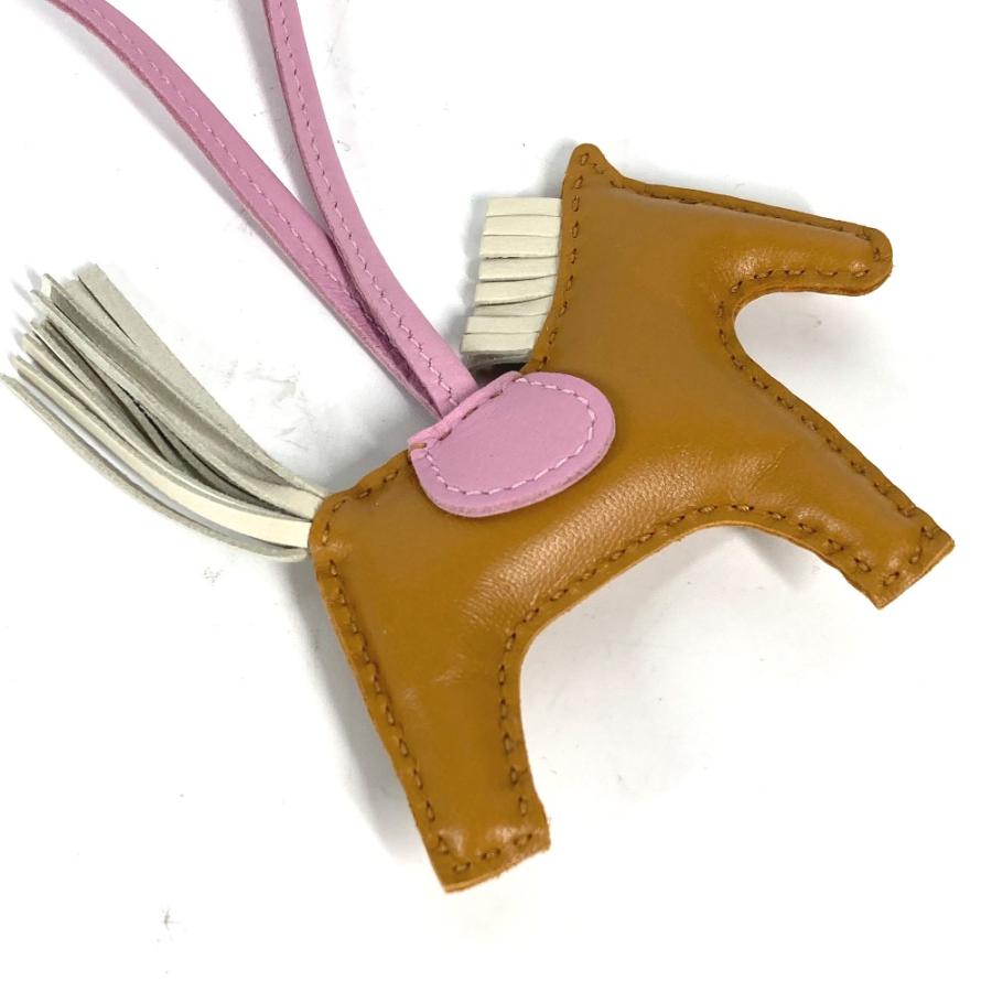 未使用 HERMES エルメス ロデオPM バッグチャーム バッグアクセサリー チャーム セサミ/モーヴシルヴェスト/クレ ベージュ【中古】 | HERMES | 01