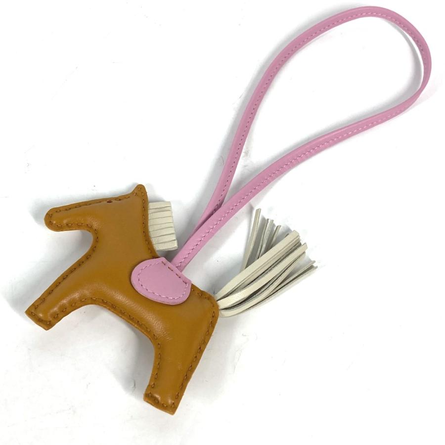 未使用 HERMES エルメス ロデオPM バッグチャーム バッグアクセサリー チャーム セサミ/モーヴシルヴェスト/クレ ベージュ【中古】 | HERMES | 03