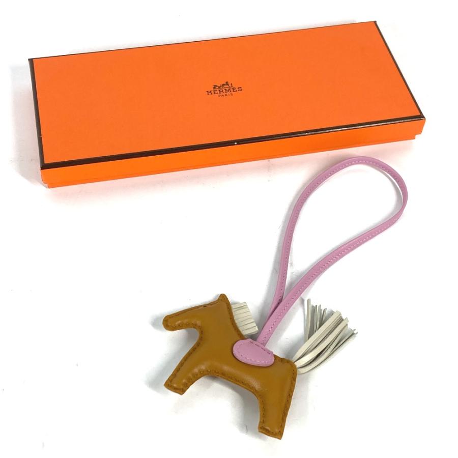 未使用 HERMES エルメス ロデオPM バッグチャーム バッグアクセサリー チャーム セサミ/モーヴシルヴェスト/クレ ベージュ【中古】 | HERMES | 04