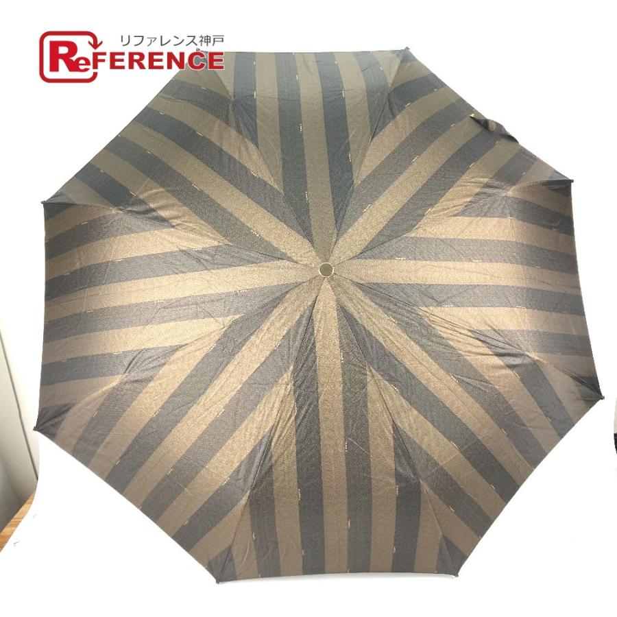 美品 FENDI フェンディ 折り畳み傘 袋付き ペカン 傘 ブラウン レディース【中古】 | FENDI