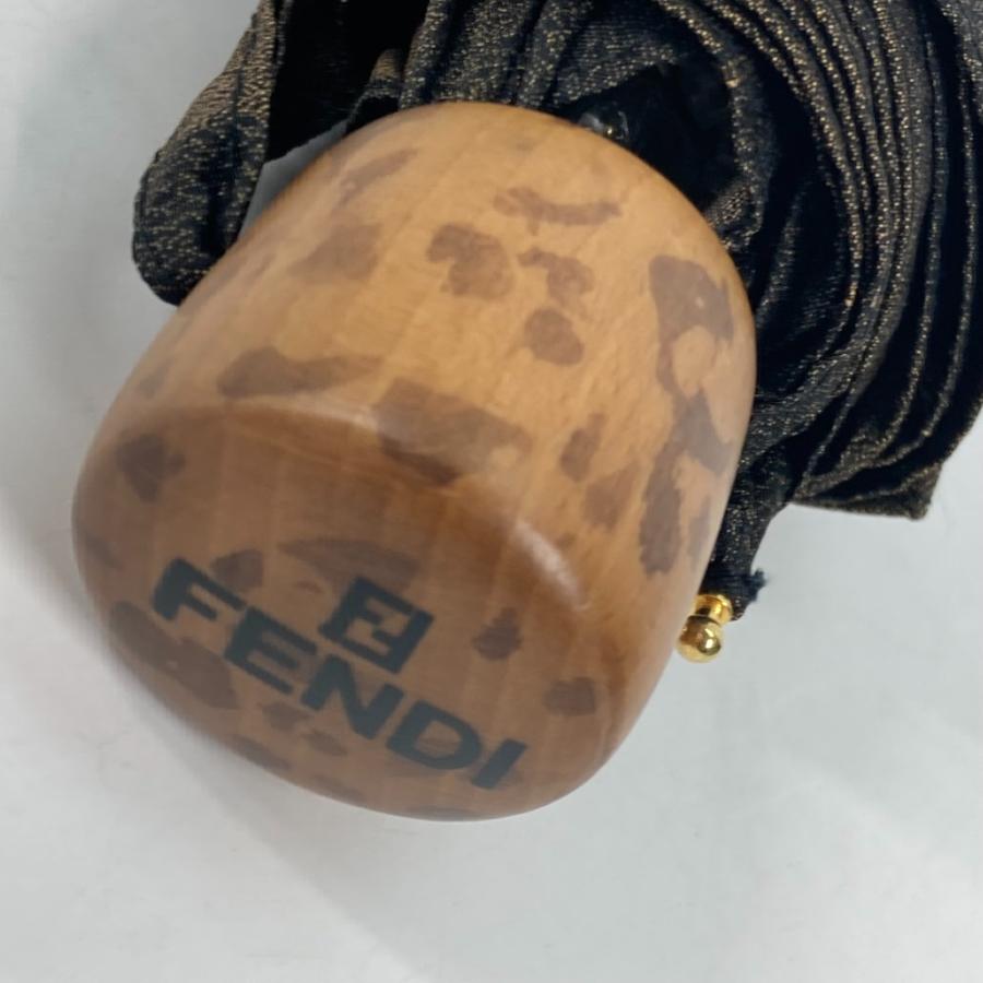 美品 FENDI フェンディ 折り畳み傘 袋付き ペカン 傘 ブラウン レディース【中古】 | FENDI | 03