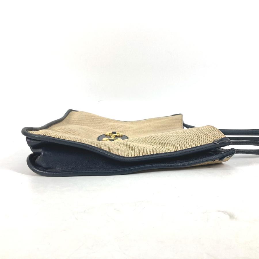 GUCCI グッチ 623694 1955 ホースビット ショルダーバッグ カバン 肩掛け 日本限定 トートバッグ ベージュ×ネイビー レディース【中古】 | GUCCI | 02