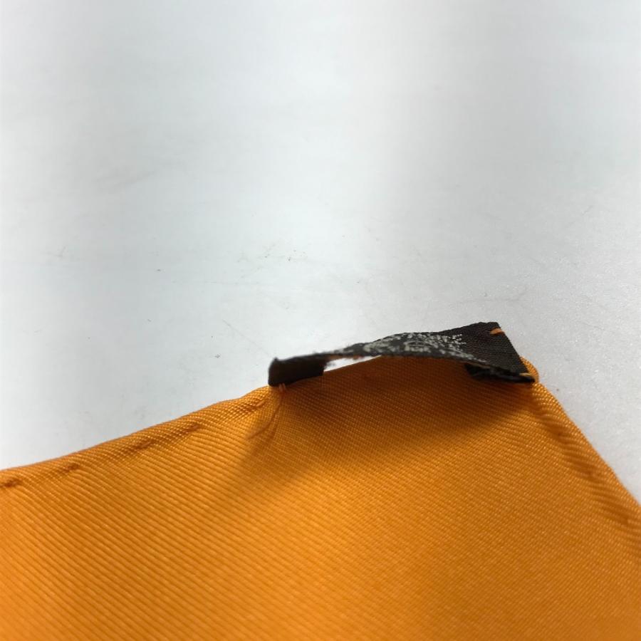 HERMES エルメス BOUQUETS SELLIER 鞍職人の花束 カレ90 スカーフ オレンジ レディース【中古】 | HERMES | 09