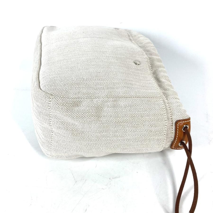 HERMES エルメス フールビ 25 バッグインバッグ ポーチ ベージュ レディース【中古】 | HERMES | 03