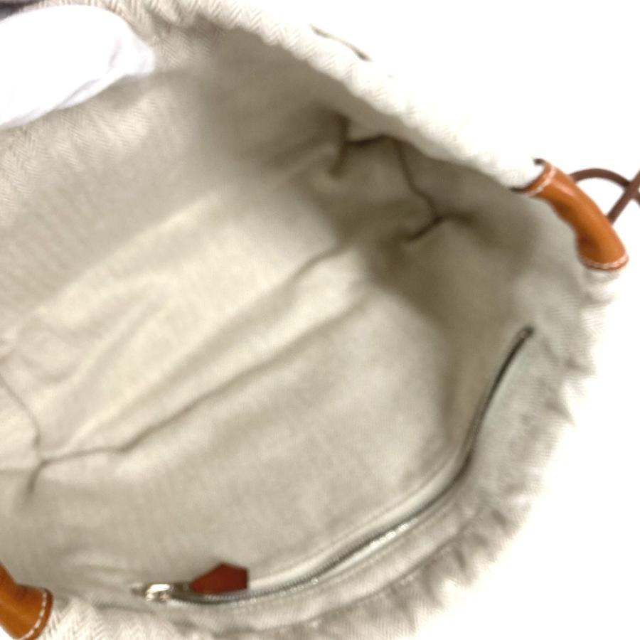 HERMES エルメス フールビ 25 バッグインバッグ ポーチ ベージュ レディース【中古】 | HERMES | 06