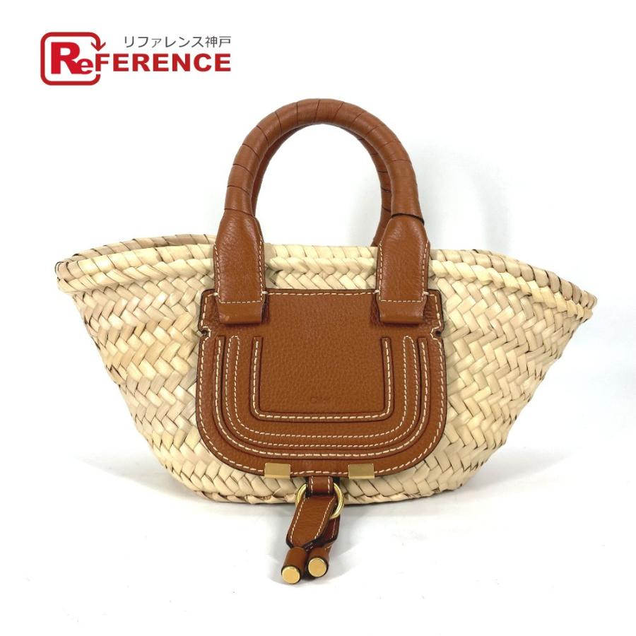 美品 Chloe クロエ マーシー MARCIE カゴバッグ ハンドバッグ カバン トートバッグ ベージュ レディース【中古】 | Chloe