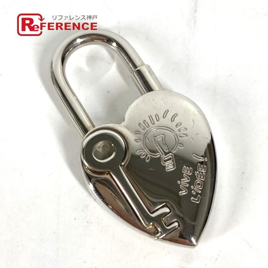HERMES エルメス カデナ 南京錠 チャーム 2004 ロックハート アクセサリー ペンダントトップ シルバー レディース【中古】 | HERMES