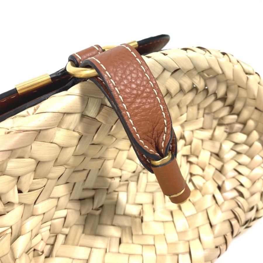 美品 Chloe クロエ マーシー MARCIE カゴバッグ ハンドバッグ カバン トートバッグ ベージュ レディース【中古】 | Chloe | 05