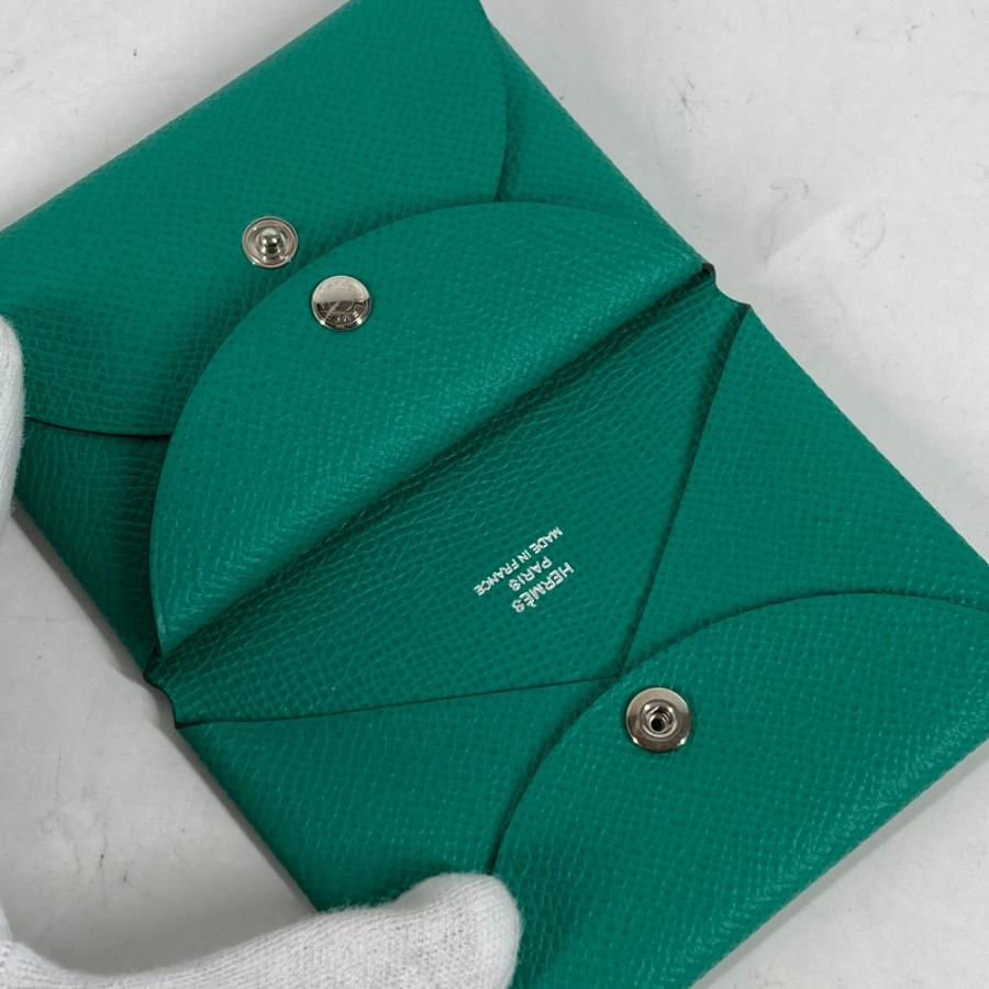 HERMES 未使用 エルメス カルヴィデュオ カードケース 小銭入れ コイン
