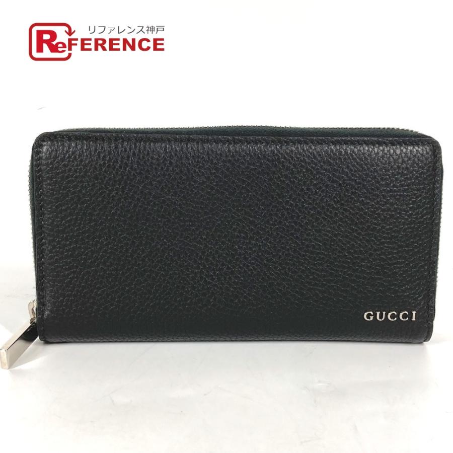 GUCCI 新品同様 グッチ 771154 ロゴ ジップアラウンドウォレット