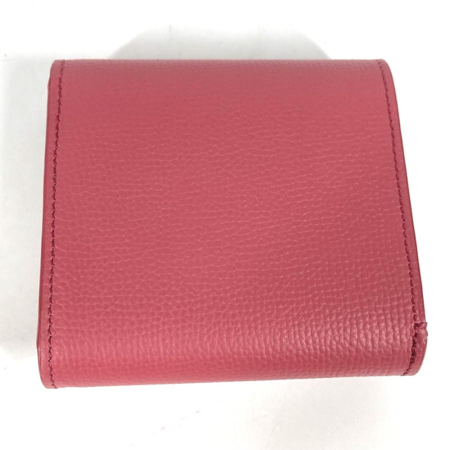 未使用 LOEWE ロエベ ロゴ アナグラム コンパクトウォレット 2つ折り財布 ピンク系 レディース【中古】 | LOEWE | 06