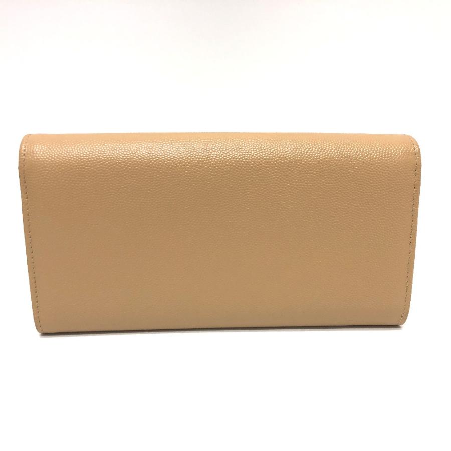 CHANEL シャネル スタッズ ロゴ 2つ折り ロングウォレット 長財布 ベージュ レディース【中古】 | CHANEL | 01