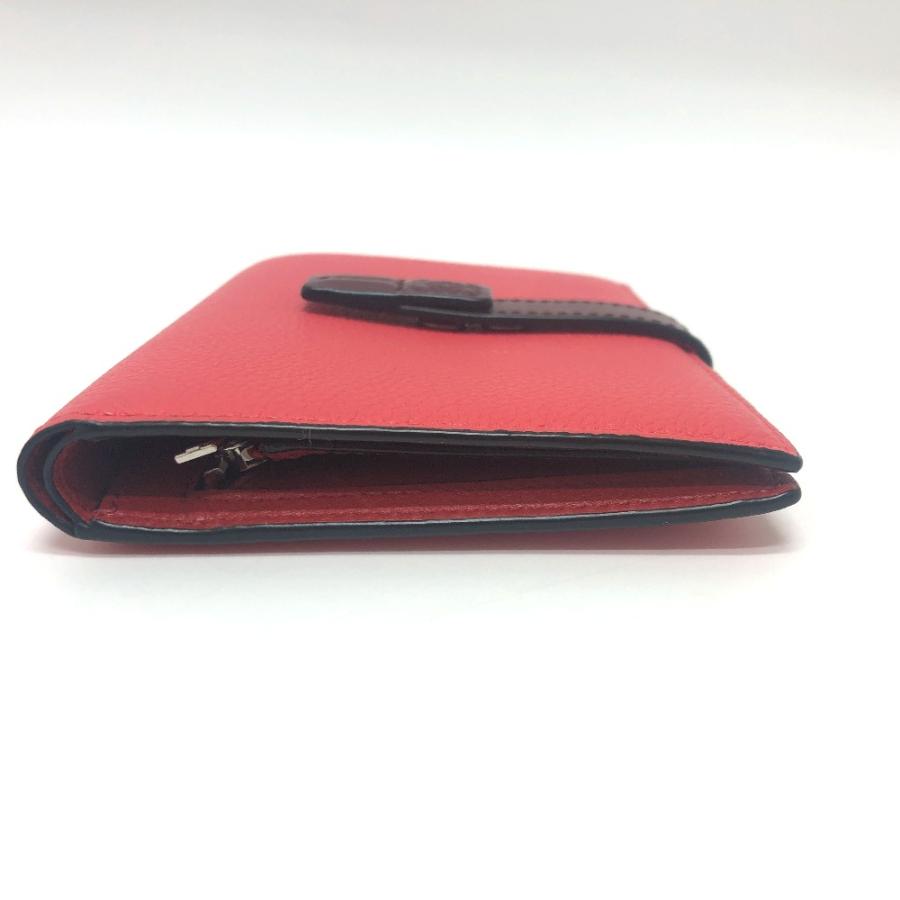 LOEWE ロエベ ミディアム バーティカル ウォレット アナグラム ロゴ 財布 2つ折り財布 ピンク系 レディース【中古】 | LOEWE | 02