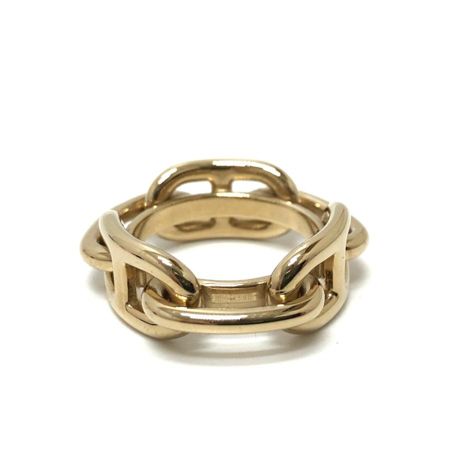 美品 HERMES エルメス スカーフリング 90 《レガート》 アクセサリー スカーフ小物 スカーフリング ゴールド レディース【中古】 | HERMES | 01