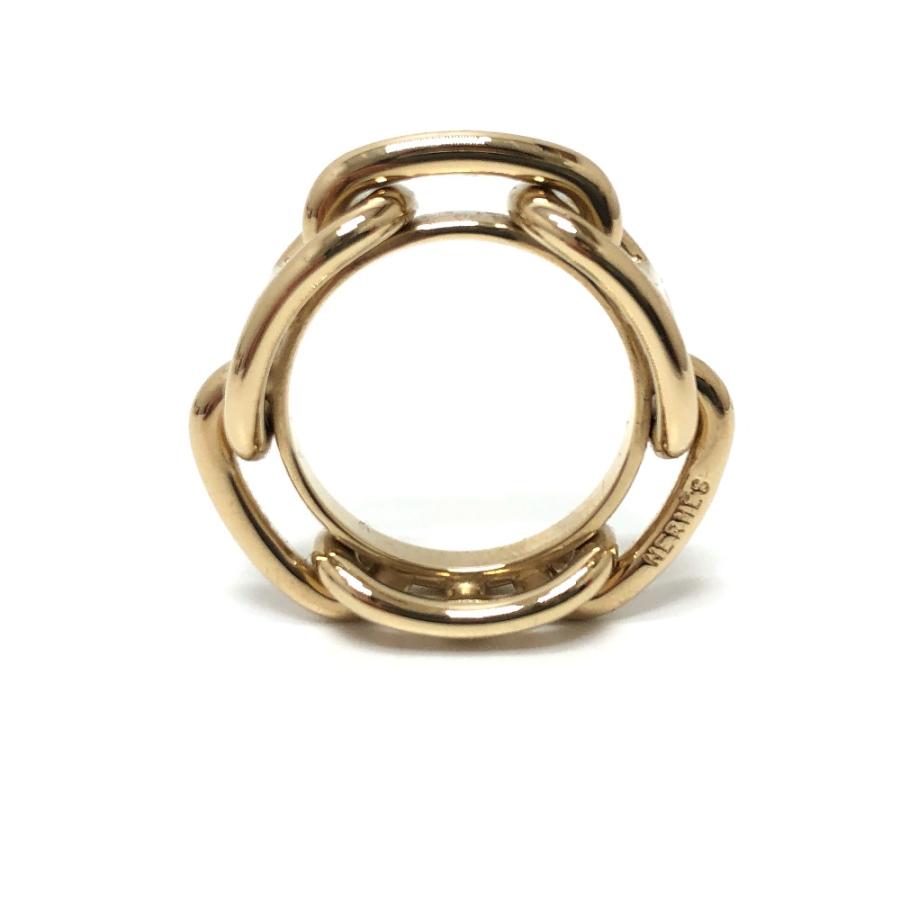 美品 HERMES エルメス スカーフリング 90 《レガート》 アクセサリー スカーフ小物 スカーフリング ゴールド レディース【中古】 | HERMES | 02