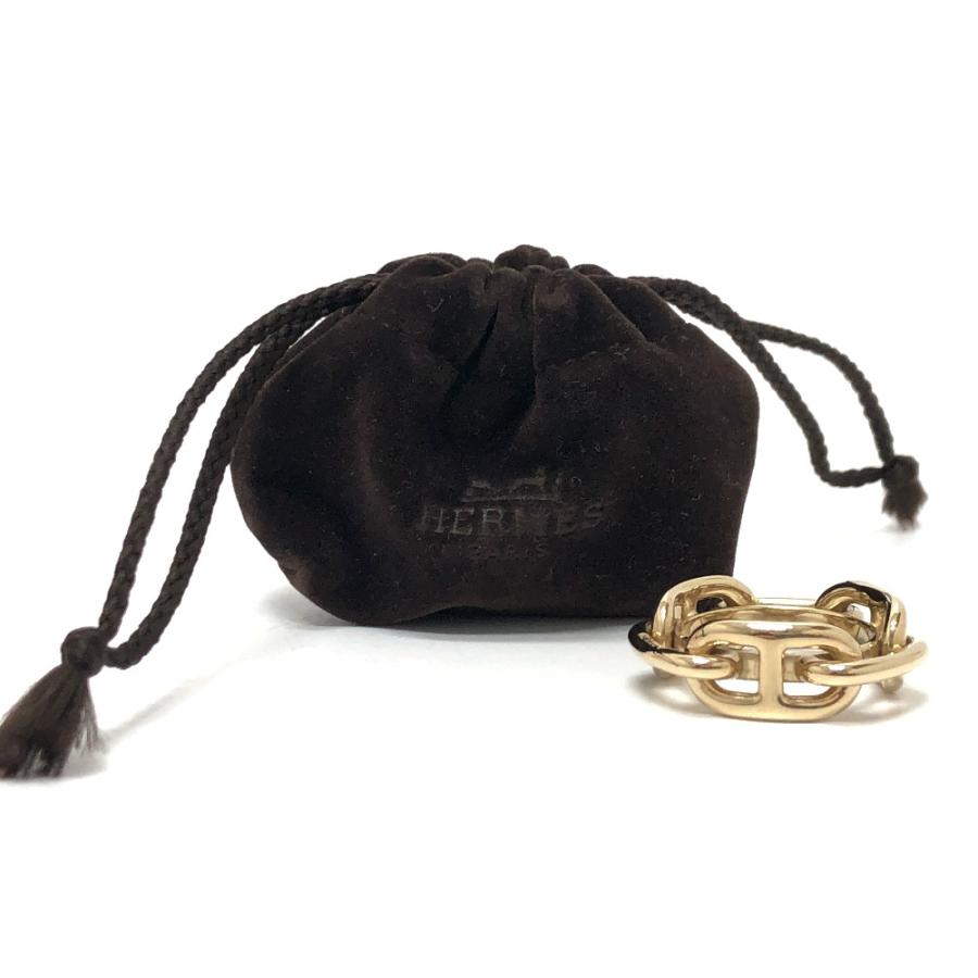 美品 HERMES エルメス スカーフリング 90 《レガート》 アクセサリー スカーフ小物 スカーフリング ゴールド レディース【中古】 | HERMES | 06