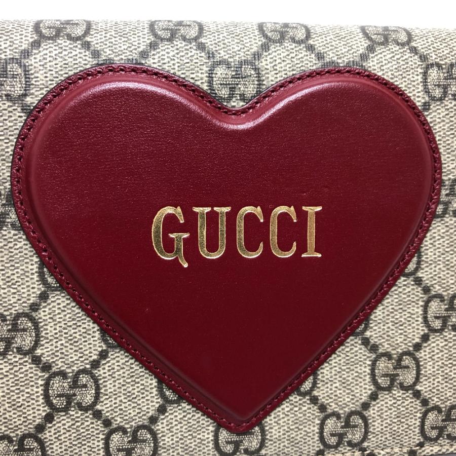 GUCCI（グッチ） 648948 ハート GG チェーンウォレット ショルダー 