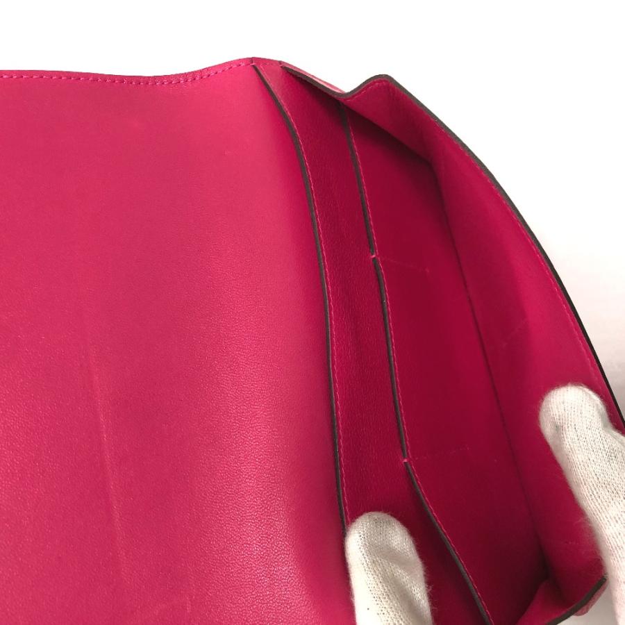 美品 HERMES エルメス ドゴンGM 2つ折り 長財布 ローズメキシコ ピンク レディース【中古】 | HERMES | 06