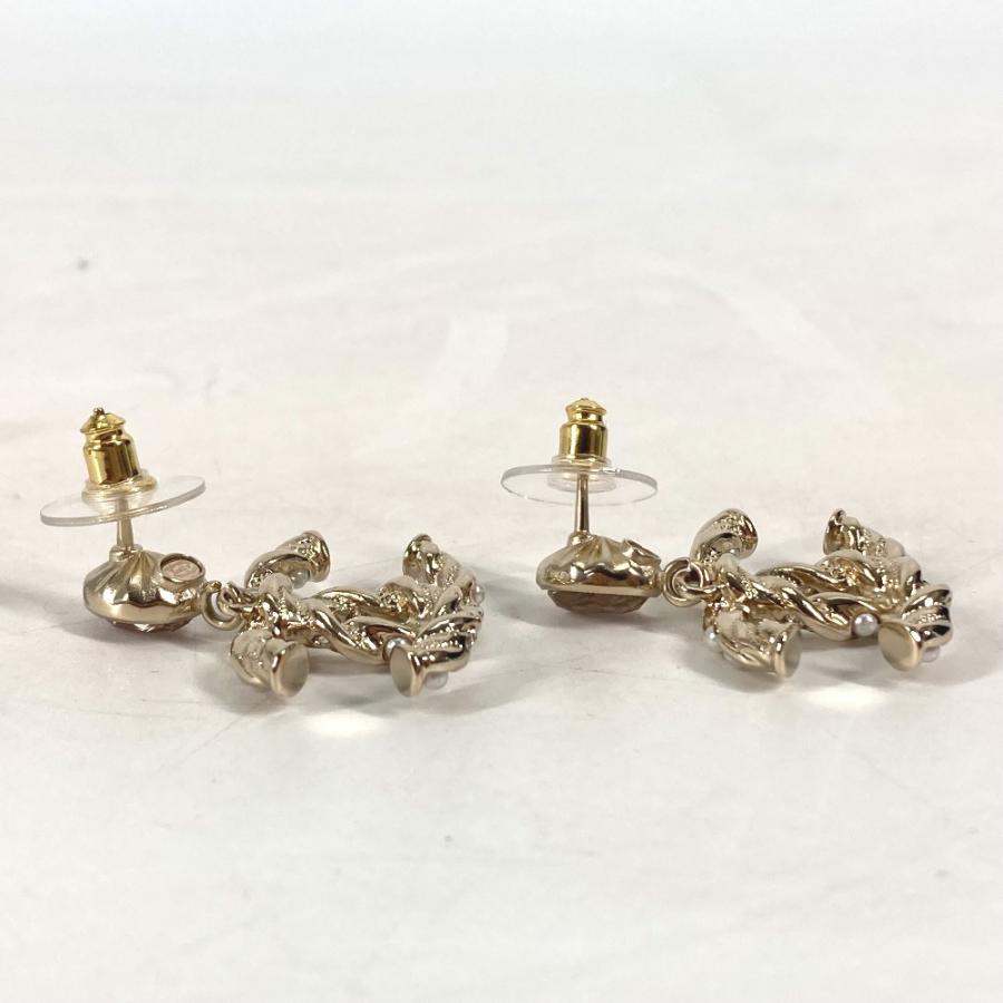 新品同様 CHANEL シャネル ABB511 CC ココマーク ラインストーン フェイクパール アクセサリー 23B ピアス ゴールド レディース【中古】 | CHANEL | 03